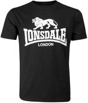 T-shirt LONSDALE LOGO czarny