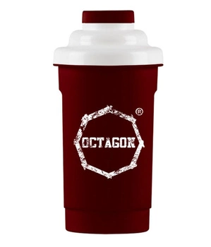 Shaker OCTAGON LOGO dark red
