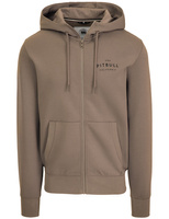 Bluza PIT BULL SAMPSON brązowa (taupe) rozpinana kaptur