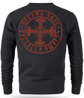 Bluza DOBERMANS CLASSIC THORS CROSS BC386 czarna prosta