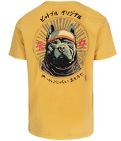 T-shirt PIT BULL Denim Washed MT.FUJI washed yellow