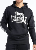 Bluza LONSDALE SCOUSBURGH czarna kaptur