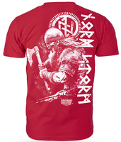 T-shirt DOBERMANS VIKING REACTION TS368 czerwony