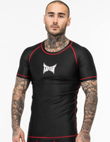 Short Sleeve Rashguard TAPOUT CRYSTAL czarny