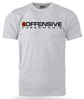 T-shirt DOBERMANS CLASSIC SUN TS349 szary