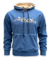 Bluza ERIK & SONS PEELSUND niebieska kaptur