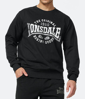 Bluza LONSDALE BADFALLISTER czarna prosta
