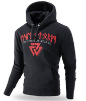 Bluza DOBERMANS AGGRESSIVE ASGARD BK303 kaptur czarna