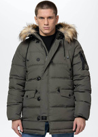 Kurtka parka PIT BULL KINGSTON II oliwkowa