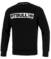 Bluza PIT BULL HILLTOP TERRY czarna prosta