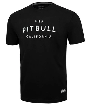T-shirt PIT BULL Garment Washed USA CAL czarny