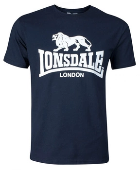 T-shirt LONSDALE LOGO granatowy