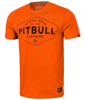 T-shirt PIT BULL ULTRA LIGHT CO. pomarańczowy