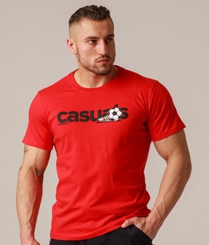 T-shirt PGWEAR CASUALS czerwona