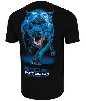 T-shirt PIT BULL IN BLUE czarny
