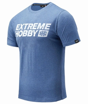 T-shirt EXTREME HOBBY BLOCK 24 błękitny