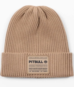 Czapka zimowa PIT BULL DOCK beżowa (sand)