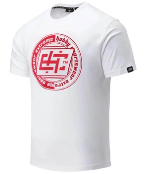 T-shirt EXTREME HOBBY SLANT biały