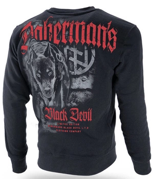 Bluza DOBERMANS BLACK DEVIL BC154 czarna prosta