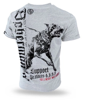 T-shirt DOBERMANS SUPPORT TS220 szary