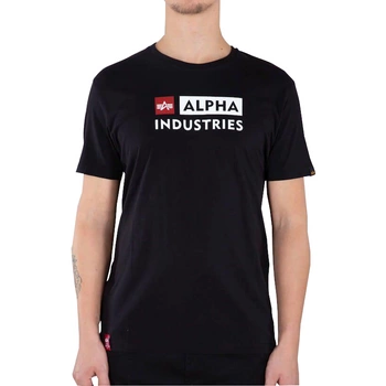 T-shirt ALPHA INDUSTRIES BLOCK LOGO-T czarny 118507 03