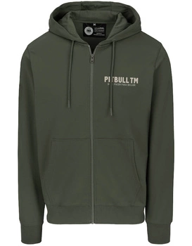 Bluza PIT BULL Tricot Terry PARA BELLUM old green rozpinana