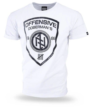 T-shirt DOBERMANS OFFENSIVE SHIELD TS237 biały