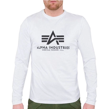 Longsleeve ALPHA INDUSTRIES BASIC biały 100510 09