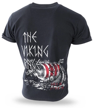 T-shirt DOBERMANS VIKING DRAKKAR TS113 czarny