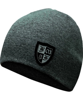 Czapka zimowa PRETORIAN SHIELD - FOOTBALL FANATICS grafitowa