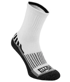 Długie skarpetki PIT BULL HIGH ANKLE X-ODOR białe