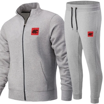 Komplet dresowy EXTREME HOBBY jogger LOGO szary