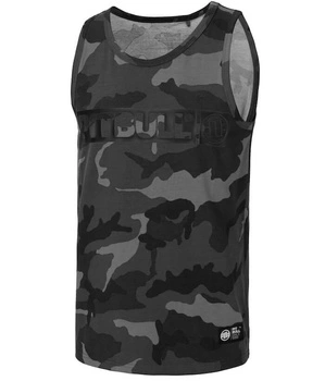 Tank top PIT BULL SLIM FIT HILLTOP all black camo