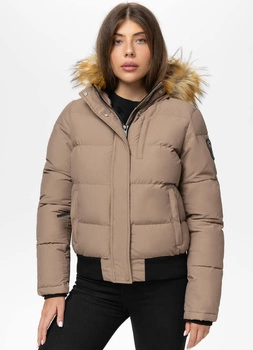 Damska kurtka PIT BULL AZALEA WMN beżowa (dark sand)