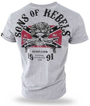 T-shirt DOBERMANS SONS OF REBELS TS196 szary