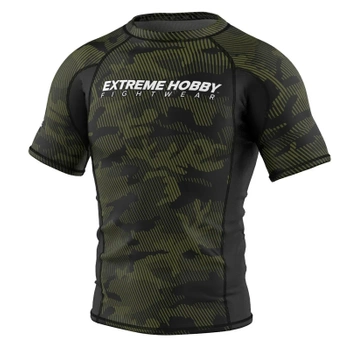 Short sleeve rashguard EXTREME HOBBY HAVOC khaki