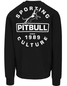 Bluza PIT BULL Tricot Terry PHYSICAL CULTURE czarna prosta