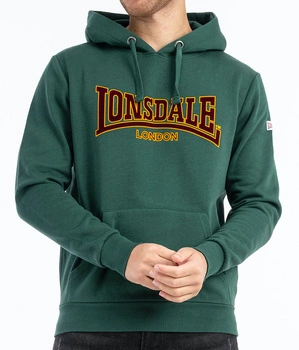 Bluza LONSDALE CLASSIC zielona kaptur