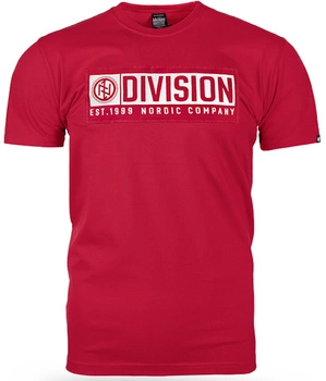 -shirt DOBERMANS DIVISION PATCH TS392 czerwony