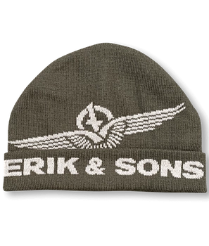 Zimowa czapka ERIK & SONS HOVED oliwkowa