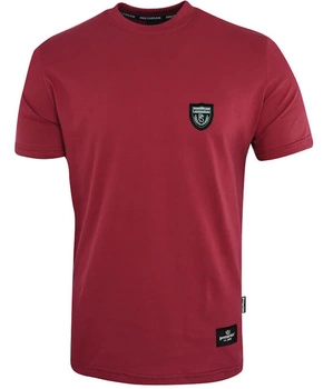 T-shirt PRETORIAN MILITARY LOGO bordowy