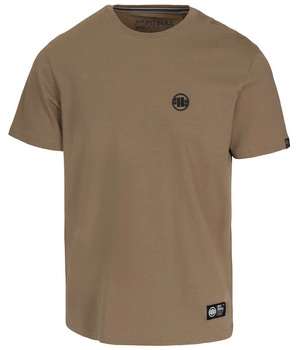 T-shirt PIT BULL SMALL LOGO 25 beżowy