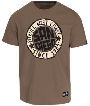 T-shirt PIT BULL SAN DIEGO SUN dark brown
