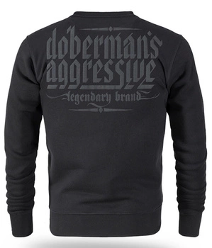 Bluza DOBERMANS SWELLING LOGO BC351 czarna prosta