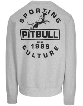 Bluza PIT BULL Tricot Terry PHYSICAL CULTURE szara prosta