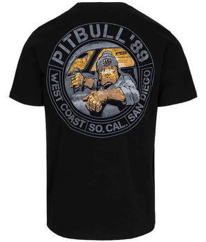 T-shirt PIT BULL DRIVING czarny