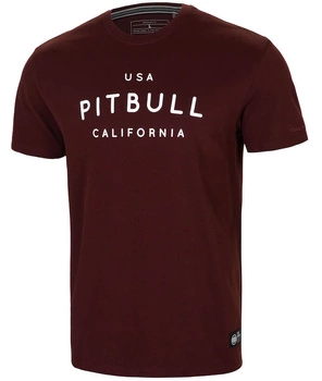 T-shirt PIT BULL Garment Washed USA CAL czarny