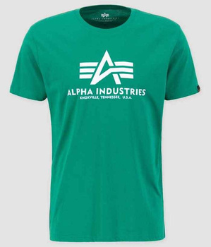 T-shirt ALPHA INDUSTRIES BASIC zielony (jungle green) 100501 668