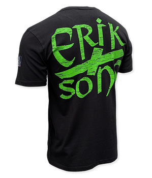 T-shirt ERIK & SONS KOMPASS czarny
