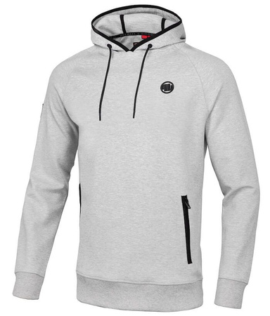 Bluza PIT BULL FALCON SMALL LOGO szara kaptur